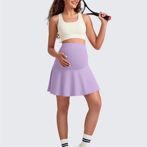 Women's Lavender Maternity Skirt